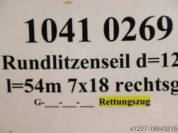 Glöckner-Seile 7x18 rechtsg. Rettungszug