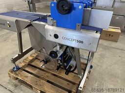 Marel concept 500 labelling machine top and bottom