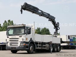 SCANIA P 400 Pritsche Kran HIAB 377 E Funk Euro 5