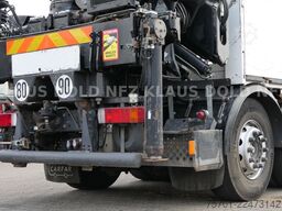 SCANIA P 400 Pritsche Kran HIAB 377 E Funk Euro 5