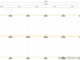 10x25m Lagerbühne , Belastung : 500kg/qm Unterkante: 3,0m , ca. 250qm Systembühne