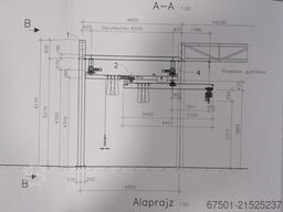 DEMAG  800 kg + 630 kg  + Laufschiene (3456)
