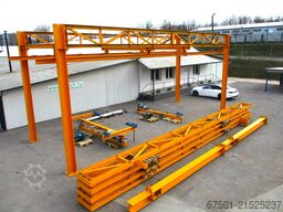 DEMAG  800 kg + 630 kg  + Laufschiene (3456)