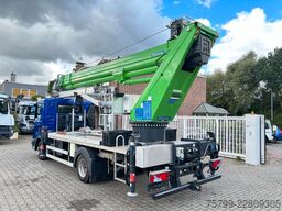MAN 7.180 mit Böcker Dachdeckerkran bis 37 m 37-4000
