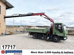 Iveco ML100E19 4x2, Kran HMF 810-K2, 2x AHK