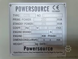 Cummins 6CTAA8.3-G9 - 275 kVA Generator - DPX-19842