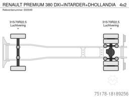 RENAULT PREMIUM 380 DXI+INTARDER+DHOLLANDIA