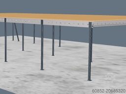 10x20m Lagerbühne , Belastung : 500kg/qm Unterkante: 3m ,ca. 200qm , Systembühne