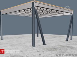 5x5m Lagerbühne , Belastung : 500kg/qm Unterkante: 2,5m , ca. 25qm Systembühne