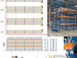 TOTAL-REGAL / nedcon (3300) ca.82 m, 4,5 m hoch, 30 R.,144 Tr. 3 Eb.