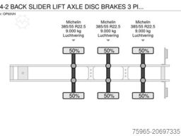 KÖGEL S24-2 BACK SLIDER LIFT AXLE DISC BRAKES 3 PIECES