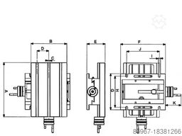 CORMAK Stół krzyżowy 600X240 mm KP205