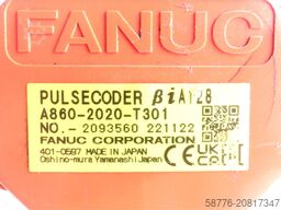 Fanuc A06B-0061-B003 AC Servomotor SN: C22ZF179D mit Pulsecoder A860-2020-T301