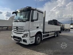 MERCEDES-BENZ ACTROS 2653, RETARDER, PRITSCHE, HIAB HIPRO 232 ES5