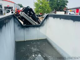  Abrollcontainer Container 6,5 m Kran  Fassi F150