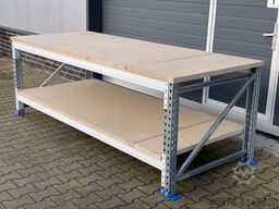 SSI Schäfer PR600 /2.580 x 600 x 938mm/ Traversen 2.400 mm / verzinkt/lichtgrau