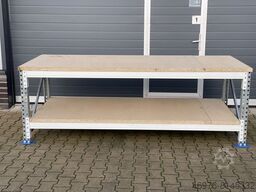 SSI Schäfer PR600 /2.580 x 1000 x 938mm/ Traversen 2.400 mm / verzinkt/lichtgrau