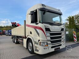 SCANIA R500 6x2*4 Baustoff Fassi 215/Retarder/Vollluft