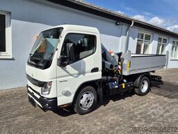 Fuso 3S15 Kipper mit Ladekran Funk 3x hydr. Kran