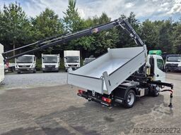Fuso 3S15 Kipper mit Ladekran Funk 3x hydr. Kran