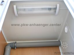 Vezeko MOBI3211 Bauwagen 4-Personen Chemie-WC Lager 1300kg 313x217x212cm Mannschaftswagen