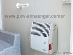 Vezeko MOBI3211 Bauwagen 4-Personen Chemie-WC Lager 1300kg 313x217x212cm Mannschaftswagen