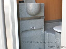 Vezeko MOBI3211 Bauwagen 4-Personen Chemie-WC Lager 1300kg 313x217x212cm Mannschaftswagen
