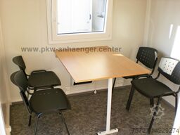 Vezeko MOBI3211 Bauwagen 4-Personen Chemie-WC Lager 1300kg 313x217x212cm Mannschaftswagen