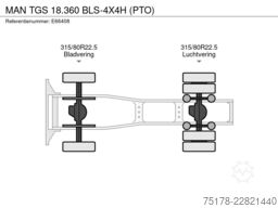 MAN TGS 18.360 BLS-4X4H (PTO)