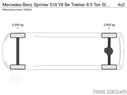 Mercedes-Benz Sprinter 519 V6 Be Trekker 8.5 Ton Sleepcab Cra...