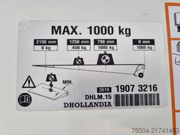 Iveco Daily 70C18 Koffer 7 TON LBW 1000 Kg Euro 6