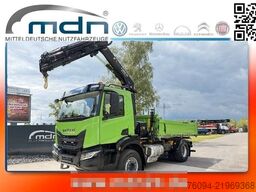 IVECO AD200X40 4x2 Kipper KRAN 12m Funk Greifer AHK
