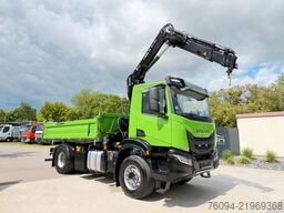 IVECO AD200X40 4x2 Kipper KRAN 12m Funk Greifer AHK