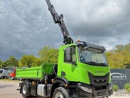 IVECO AD200X40 4x2 Kipper KRAN 12m Funk Greifer AHK