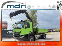 IVECO AD200X40 4x2 Kipper KRAN 12m Funk Greifer AHK