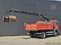 MAN TGM 18.250 / 4X4 / EEV / HIAB CRANE + TIPPER / ...