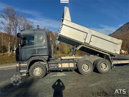 Scania G480 6x4 snow rigged tipper truck w/ two sets of t