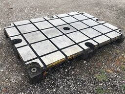 Taques acier rainurée - Steel Plates 2210 x 1500 x 260 mm