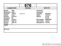 Jungheinrich EJC 214