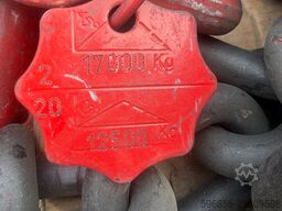 Łańcuch zawiesiowy 20mm 4m McBULL 12,5t / 17t hak Łańcuch zawiesiowy 20mm 4m McBULL 12,5t / 17t hak