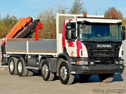 SCANIA P 450* PRITSCHE 6,90m * PK 23002- SH C FUNK *8x4