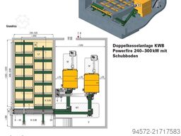 2x KWB 300 kW Hackschnitzelheizung Gesamtleistung: ca. 600 kW