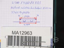 Demag 3980 x 2500 mm