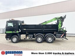 Mercedes-Benz Actros 3341 K 6x4, Bormatik links, Heckkran Penz