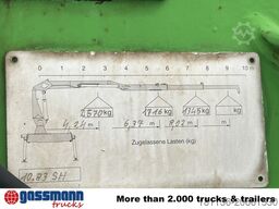 Mercedes-Benz Actros 3341 K 6x4, Bormatik links, Heckkran Penz