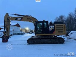 Caterpillar 324E excavator with/ GPS and grading bucket. WATCH