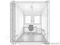 20ft Bürocontainer nschaftscontainer