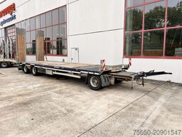 Müller Mitteltal D3  3 Achs Tieflader 9 m, Verzinkt, Wenig Benutzt