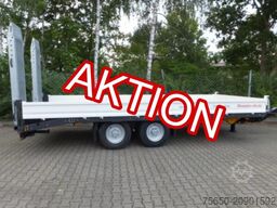 Möslein TTT 11 5,2 BR Weiß  Neuer Tandemtieflader mit Breiten Rampen