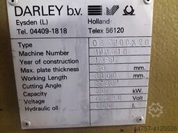 DARLEY DS 3100x20
